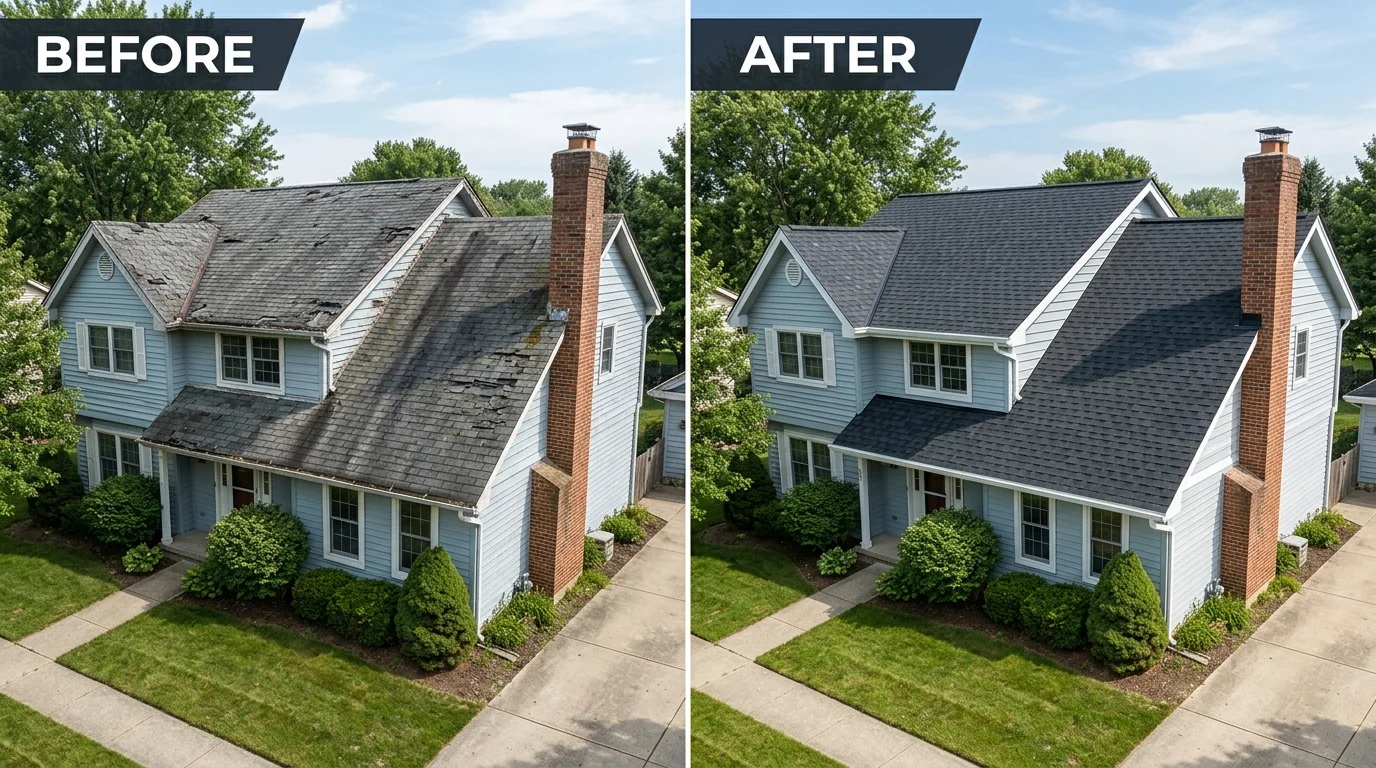 Residential_roofing_before_and after project images