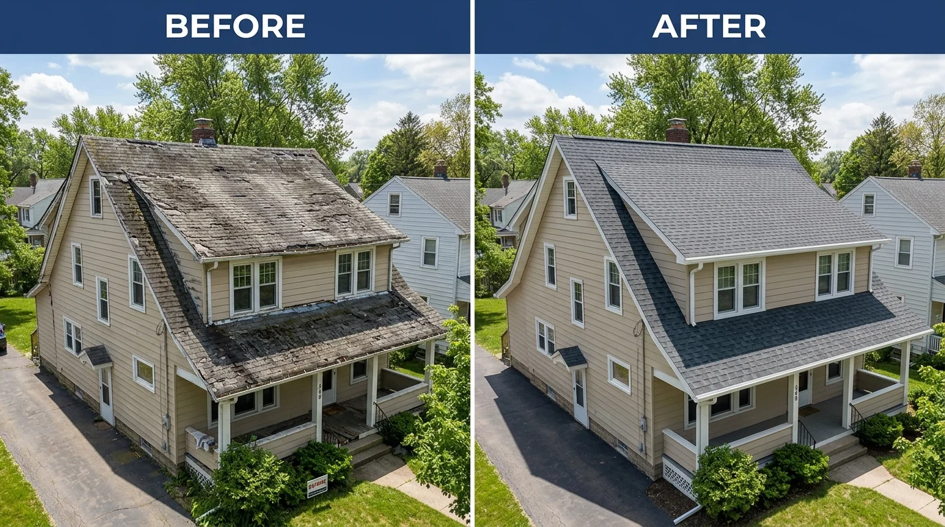 Before & After Roof Replacement project image