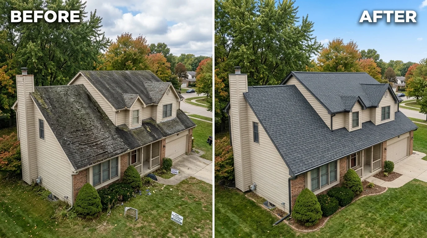 roof_replacement_before_and after